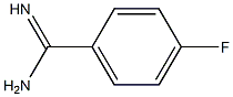 4-FLUOROBENZENECARBOXIMIDAMIDE Structure