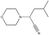4-METHYL-2-MORPHOLIN-4-YLPENTANENITRILE 구조식 이미지