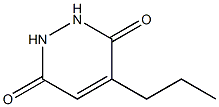 4-PROPYL-1,2-DIHYDROPYRIDAZINE-3,6-DIONE 구조식 이미지