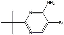 5-BROMO-2-(TERT-BUTYL)-PYRIMIDIN-4-YLAMINE 구조식 이미지