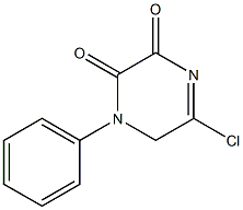 5-CHLORO-1-PHENYL-1,6-DIHYDROPYRAZINE-2,3-DIONE Structure