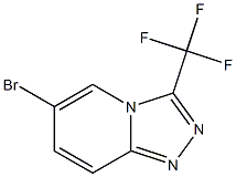 6-BROMO-3-TRIFLUOROMETHYL-1,2,3-TRIAZOLO[4,3-A]PYRIDINE 구조식 이미지