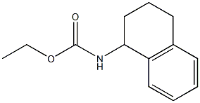 ETHYL 1,2,3,4-TETRAHYDRONAPHTHALEN-1-YLCARBAMATE Structure