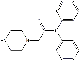 N,N-DIPHENYL-2-PIPERAZIN-1-YLACETAMIDE Structure