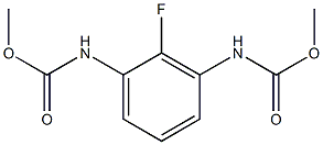 methyl N-{2-fluoro-3-[(methoxycarbonyl)amino]phenyl}carbamate Structure