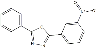 2-(3-nitrophenyl)-5-phenyl-1,3,4-oxadiazole Structure