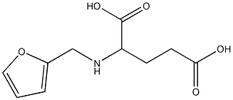 2-[(2-furylmethyl)amino]pentanedioic acid Structure