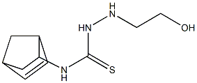 N1-bicyclo[2.2.1]hept-5-en-2-yl-2-(2-hydroxyethyl)hydrazine-1-carbothioamide Structure