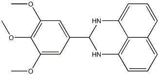 2-(3,4,5-trimethoxyphenyl)-2,3-dihydro-1H-benzo[de]quinazoline Structure