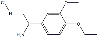 1-(4-ethoxy-3-methoxyphenyl)ethanamine hydrochloride 구조식 이미지