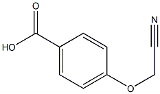 4-(cyanomethoxy)benzoic acid Structure