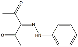 2,3,4-pentanetrione 3-(N-phenylhydrazone) 구조식 이미지