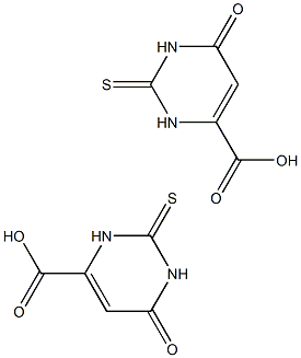 6-Oxo-2-thio-1,2,3,6-tetrahydropyrimidine-4-carboxylic acid(Thioorotic acid) Structure