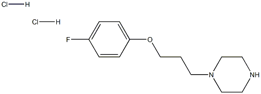 1-(3-(4-Fluorphenoxy)-propyl)-piperazin 2HCl 구조식 이미지