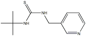 N-(tert-butyl)-N'-(3-pyridinylmethyl)thiourea Structure