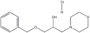 1-(benzyloxy)-3-morpholino-2-propanol hydrochloride 구조식 이미지