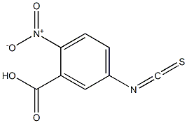 5-isothiocyanato-2-nitrobenzoic acid 구조식 이미지