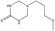 5-(3-methoxypropyl)-1,3,5-triazinane-2-thione Structure