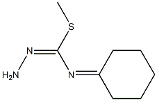 methyl N-cyclohexylidenaminomethanehydrazonothioate Structure