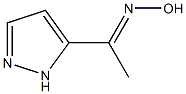 (1E)-1-(1H-pyrazol-5-yl)ethanone oxime 구조식 이미지