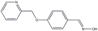 4-(pyridin-2-ylmethoxy)benzaldehyde oxime Structure