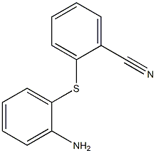 2-[(2-aminophenyl)sulfanyl]benzenecarbonitrile 구조식 이미지