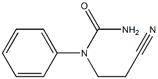 N-(2-cyanoethyl)-N-phenylurea 구조식 이미지