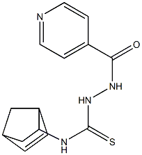 N1-bicyclo[2.2.1]hept-5-en-2-yl-2-(4-pyridylcarbonyl)hydrazine-1-carbothioamide 구조식 이미지