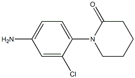 1-(4-amino-2-chlorophenyl)piperidin-2-one Structure