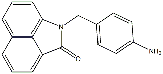 1-(4-aminobenzyl)benzo[cd]indol-2(1H)-one 구조식 이미지