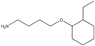 1-(4-aminobutoxy)-2-ethylcyclohexane 구조식 이미지