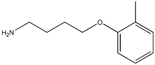 1-(4-aminobutoxy)-2-methylbenzene 구조식 이미지