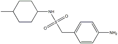 1-(4-aminophenyl)-N-(4-methylcyclohexyl)methanesulfonamide Structure