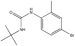 1-(4-bromo-2-methylphenyl)-3-tert-butylurea Structure