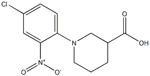 1-(4-chloro-2-nitrophenyl)piperidine-3-carboxylic acid Structure