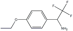 1-(4-ethoxyphenyl)-2,2,2-trifluoroethan-1-amine 구조식 이미지