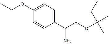 1-(4-ethoxyphenyl)-2-[(2-methylbutan-2-yl)oxy]ethan-1-amine Structure