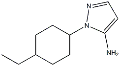 1-(4-ethylcyclohexyl)-1H-pyrazol-5-amine Structure