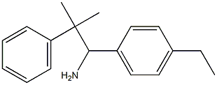 1-(4-ethylphenyl)-2-methyl-2-phenylpropan-1-amine 구조식 이미지