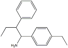 1-(4-ethylphenyl)-2-phenylbutan-1-amine Structure