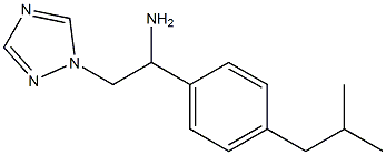 1-(4-isobutylphenyl)-2-(1H-1,2,4-triazol-1-yl)ethanamine 구조식 이미지