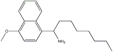 1-(4-methoxynaphthalen-1-yl)octan-1-amine 구조식 이미지