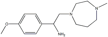 1-(4-methoxyphenyl)-2-(4-methyl-1,4-diazepan-1-yl)ethan-1-amine Structure