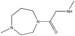 1-(4-methyl-1,4-diazepan-1-yl)-2-(methylamino)ethan-1-one Structure