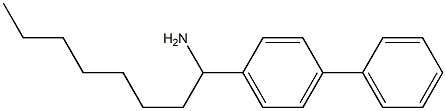 1-(4-phenylphenyl)octan-1-amine 구조식 이미지