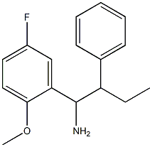 1-(5-fluoro-2-methoxyphenyl)-2-phenylbutan-1-amine 구조식 이미지