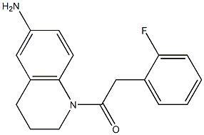 1-(6-amino-1,2,3,4-tetrahydroquinolin-1-yl)-2-(2-fluorophenyl)ethan-1-one Structure