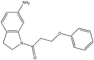 1-(6-amino-2,3-dihydro-1H-indol-1-yl)-3-phenoxypropan-1-one Structure