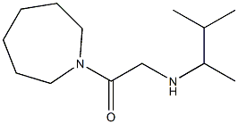 1-(azepan-1-yl)-2-[(3-methylbutan-2-yl)amino]ethan-1-one Structure