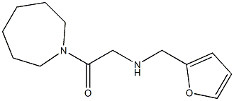 1-(azepan-1-yl)-2-[(furan-2-ylmethyl)amino]ethan-1-one 구조식 이미지
